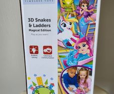 Little Town 3D Snakes and Ladders Game