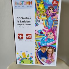 Little Town 3D Snakes and Ladders Game