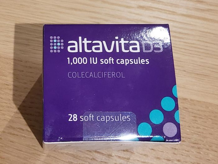 Altavita D3 1,000 IU 28 soft capsules - New - Sealed
