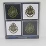 Harry Potter Coasters Set Of 4 Black & White School Emblem Hogwarts Crest Novelty Collectible From Penneys Primark Home   Brand new in original packaging This is official merchandise Image 4
