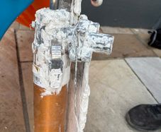 Tech tape loading pump
