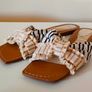 Flat Striped Sandals Zara Image 2