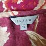 Vintage Y2K floral linen midi dress Made in UK by Jigsaw size 8-10 Image 7