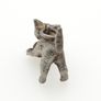 Vintage Cat Silver Charm Image 6