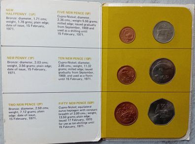 Ireland's Decimal Coins in lovely Booklet