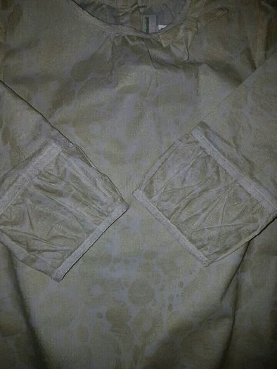 Vertbaudet girls blouse and cardigan set age 6