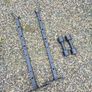 2 sets of squat stands with 80kg weights and dumbells Image 4