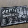 Old fart novelty metal business cards set of two Image 3