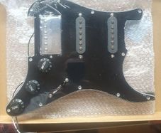 New Chrome humbucker strat loaded pickguard