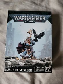 Games Workshop Warhammer 40k Space Marines Space Wolves Njal Stormcaller