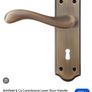 Brass Nickel Door Handles  (4 pairs) Image 2