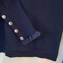 Size 10. Ladies Navy Jumper by Cortefiel Image 2
