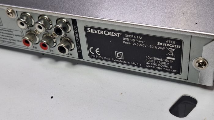 SilverCrest DVD/CD Player DVD & CD Player - Used