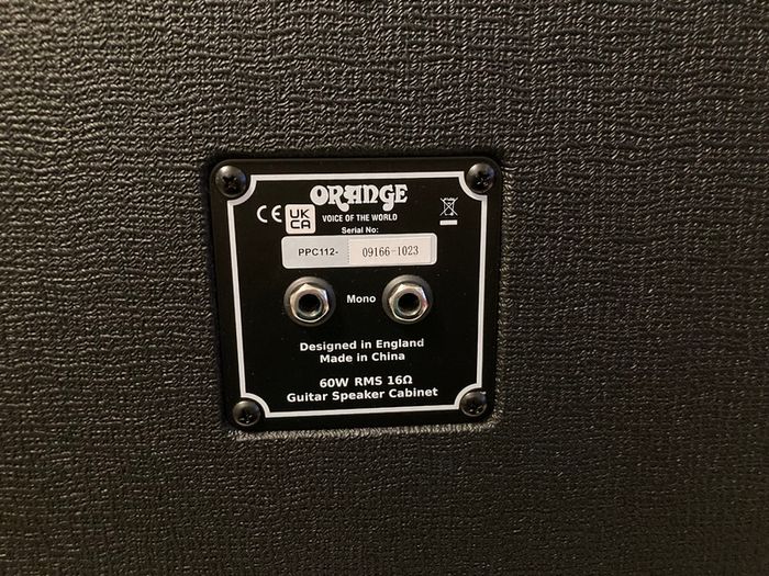 Orange PPC112 - 1x12 Guitar Cab - 16 Ohms - Black