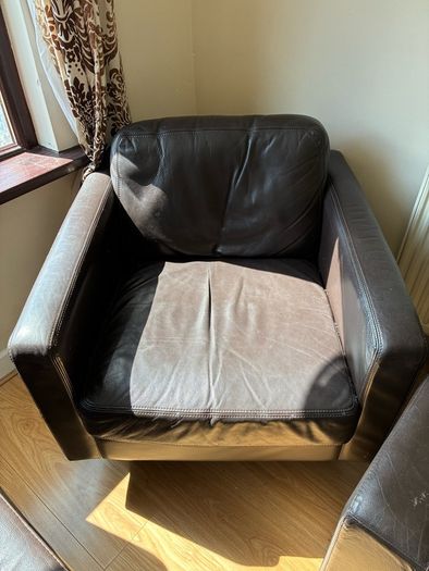 Free Real Leather Couches & Armchair