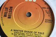 Willie Nelson vinyl single- A Whiter Shade of Pale
