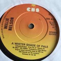 Willie Nelson vinyl single- A Whiter Shade of Pale