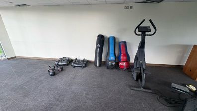 Boxing  Bags.  Carry Weights