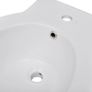 Round Bidet Stand White High-quality Ceramic Image 5