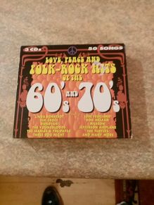 Cd Love Peace And Folk - Rock Hits Of The 60's And 70's 3 Cd Set