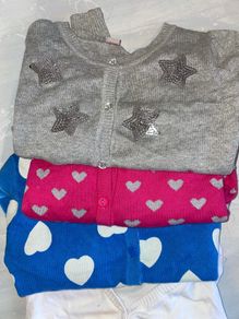 girls cardigan selection approx age 8-10 for X 4 bundle deal