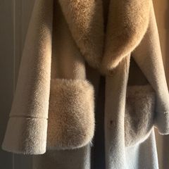 faux fur coat reversible ladies