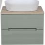 Brand new wall hung vanity 60cm with a counter top basin Image 2