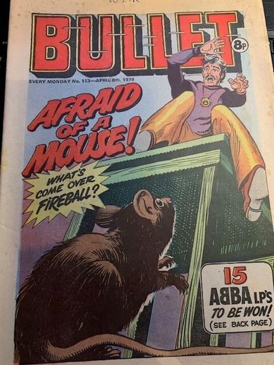 Bullet Comics - Issues 105,108,111-115- DC Thomson -Vintage UK Comics