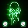 Alien Neon Lights for Wall Decor, USB Decorative Led Neon Signs Novel Green Alien Neon Signs for Home,Kids Room,Bar, Club, Bedroom Image 2