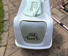 Cat litter tray with lid