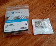 TV Aerial Cable & Splitter Bundle