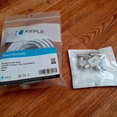 TV Aerial Cable & Splitter Bundle