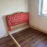 Pink Tufted Corbeille Bed Image 2
