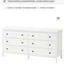 KOPPANG Chest of 6 drawers white 172x44x83 cm Image 2