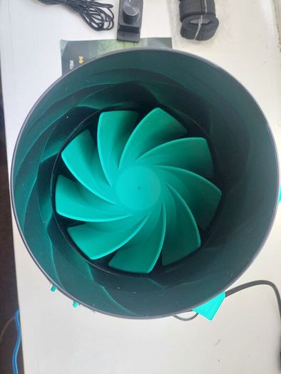 Mars Hydro 150mm Inline Fan And Carbon Filter Combo With Speed Controller
