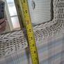 White rattan arch Mirror Image 4
