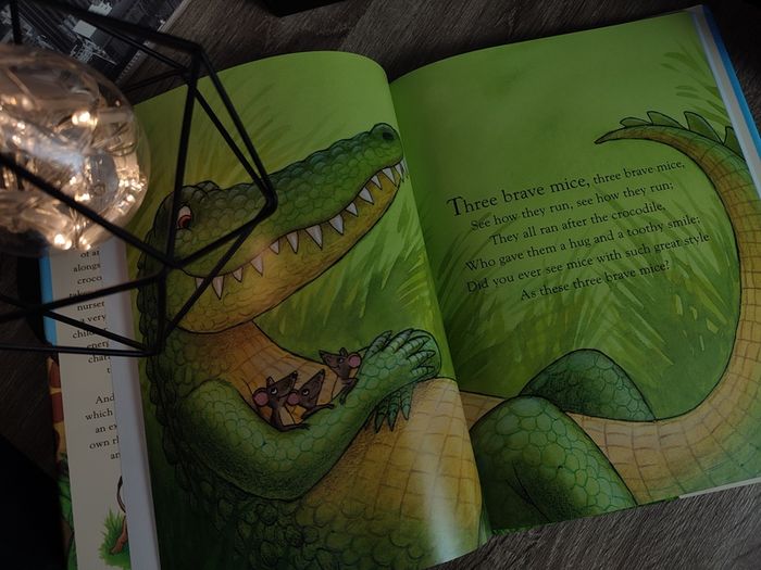 The Selfish Crocodile Book of Nursery Rhymes ! With CD ! Hardcover  2008 ! by Bloomsbury !