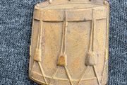 Vintage military cuff drummer badge