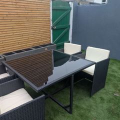 Cube Table and Chairs