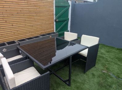 Cube Table and Chairs