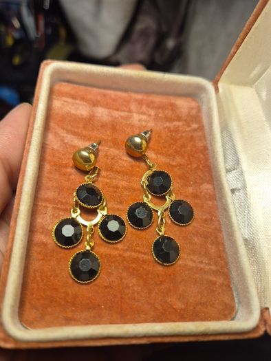 Vintage Black Earrings