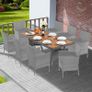 Garden Dining Table 8 person Outdoor Patio Table Image 5