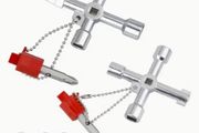 4 In 1 Universal Key 2 pcs, Switch Cabinet Key/ Utilities Key/ Square Key/ Triangular Key, new, unopened.