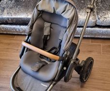 Maxi Cosi Nova3 Pushchair, Tinca car seat, Jade & isofix base