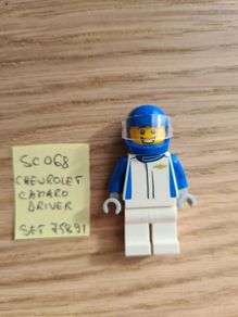 lego  sc068 chevrolet camaro driver, set 75891