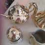 4 Piece vintage silver coffee Tea set Image 3