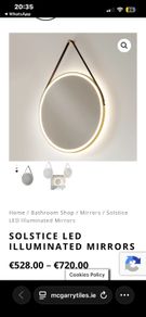 Solstice bathroom mirror