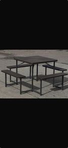 garden table and chair set
