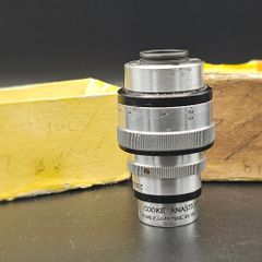 Cooke Anastigmat 1.5" f/3.5 - Vintage 16mm Cine Lens - Taylor, Taylor & Hobson (England) - With Original Box