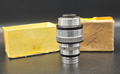 Cooke Anastigmat 1.5" f/3.5 - Vintage 16mm Cine Lens - Taylor, Taylor & Hobson (England) - With Original Box